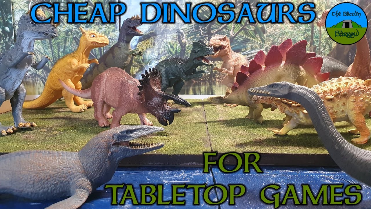 Cheap Dinosaurs for Tabletop Gaming such as Dungeons and Dragons