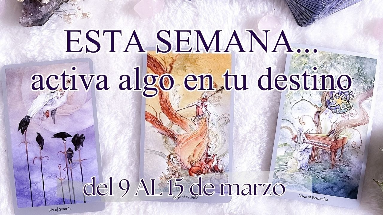 🌟Algo empieza a moverse para ti… 🌟TAROT Semanal - del 9 al 15 de marzo🐢