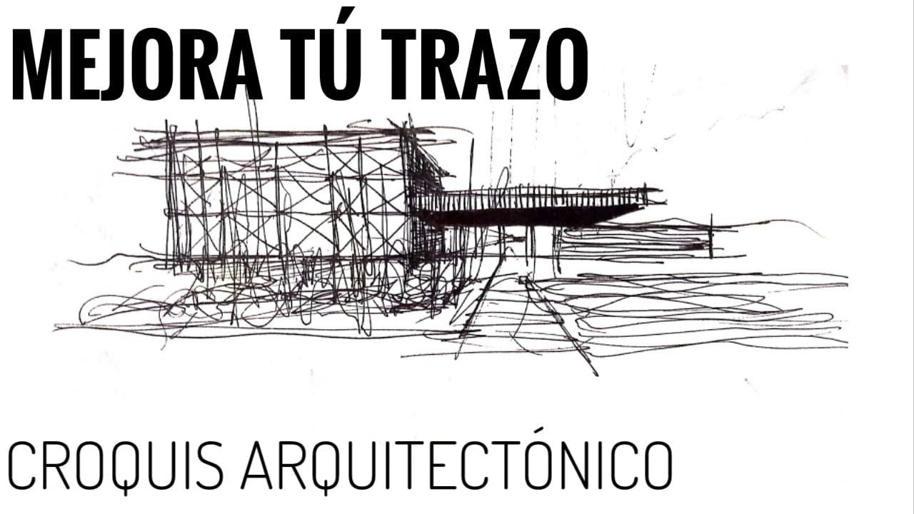 ¿Cómo mejorar el trazo para dibujar a mano alzada? | croquis arquitectónico | sketcharq sk