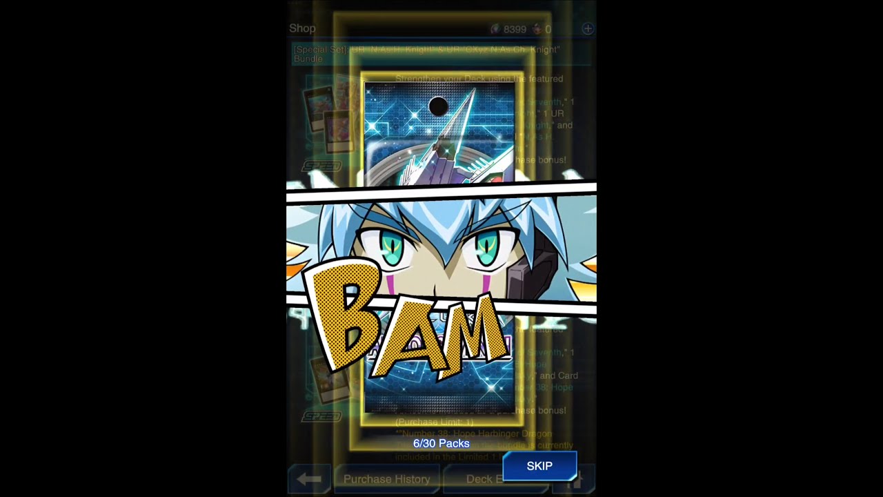 Yugioh Duel Links - First Opening 30 Pack x Ark of Seventh