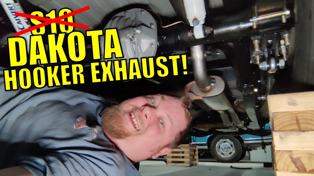 S10 Exhaust Installed on a DAKOTA??? + NEW MERCH!
