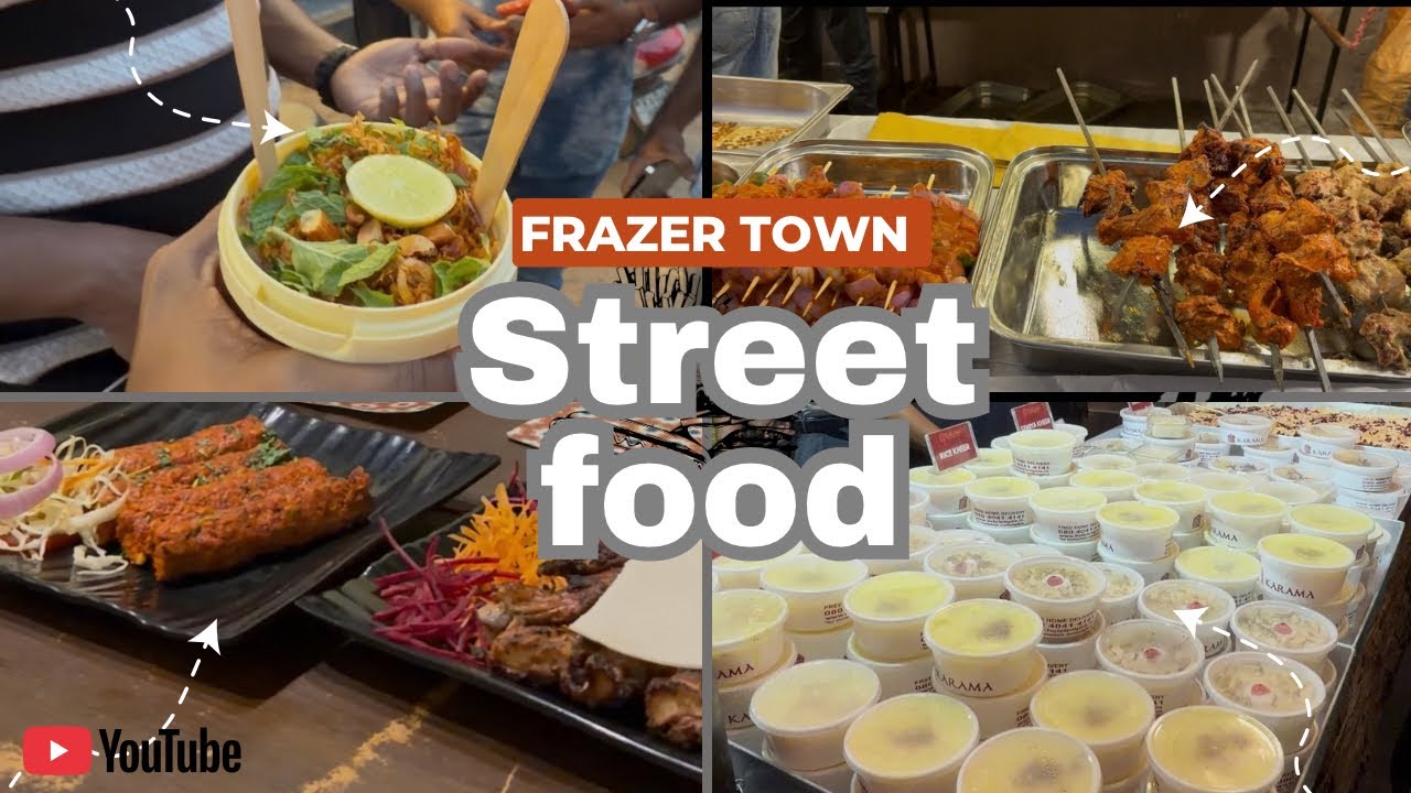 Street Food 🔥 in Frazer Town best haleem Bangalore Food Tour 🍢🍗
