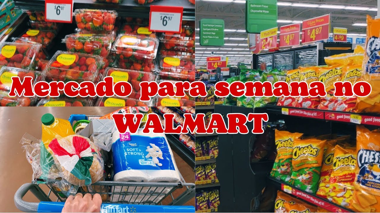 Mercado no CANADÁ (compras da semana no WALMART)