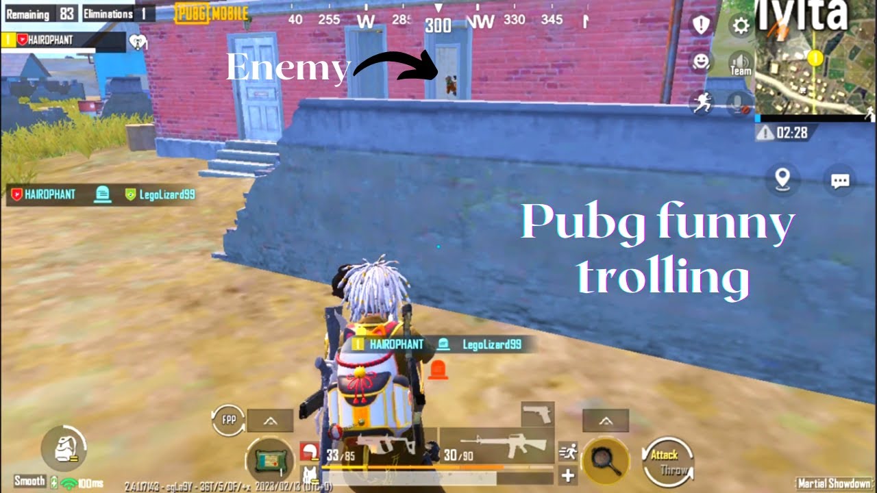 Pubg Mobile trolling cute and noob enemies #pubgmobile #pubgtroll