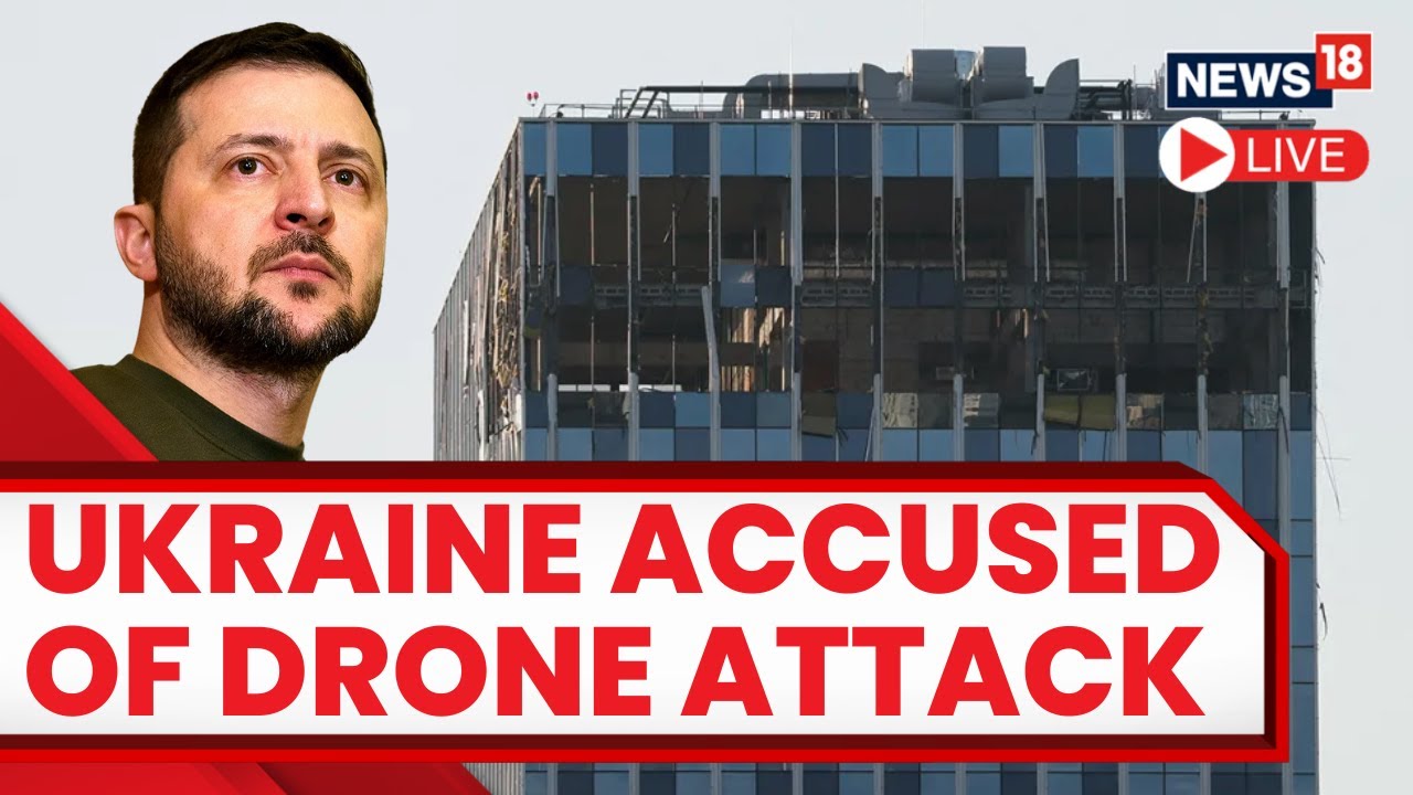 Russia Claims Drone Strikes Hit Two Non-Residential Buildings In Moscow | Russia Ukraine War Live