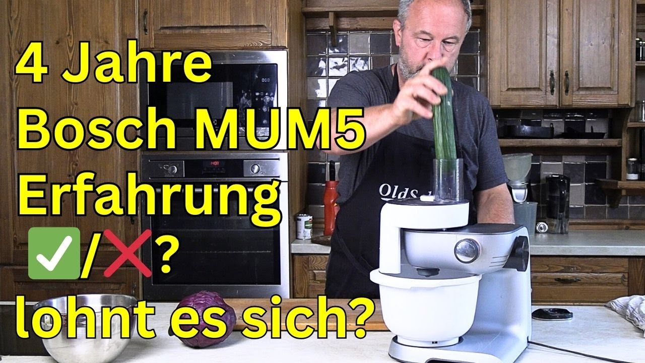 Bosch MUM5 nach 4 Jahren Erfahrung – Langzeittest mit Brotteig & Zubehör