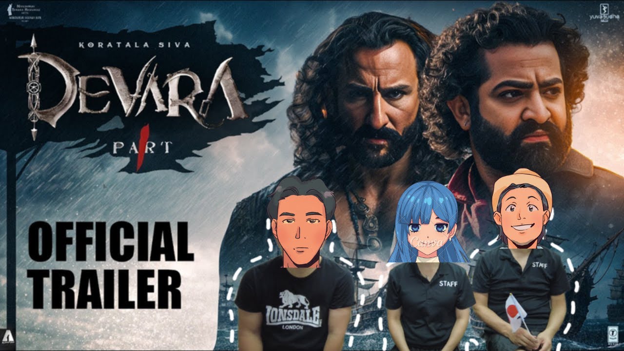 Devara Part -1 Trailer  reaction | NTR | Saif Ali Khan | Janhvi | Koratala Siva |  Japanese Reacts