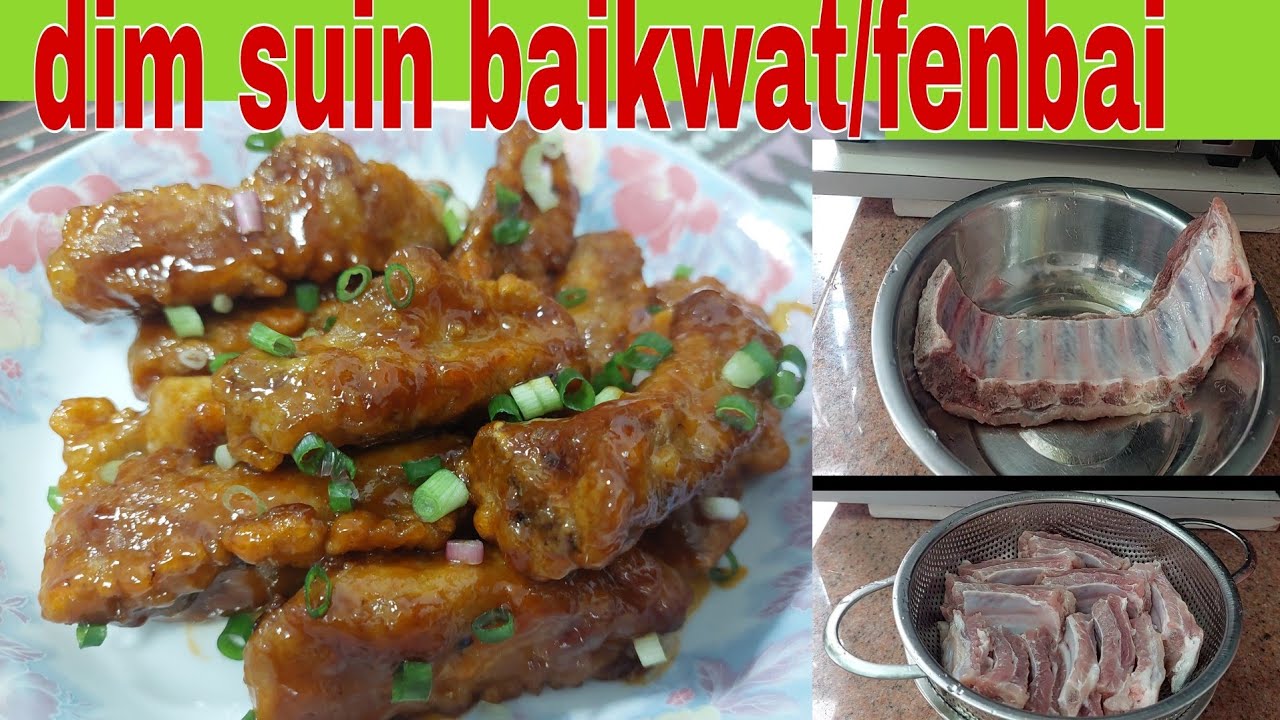Masakan hongkong iga babi asam manis ala resto@Liya menul