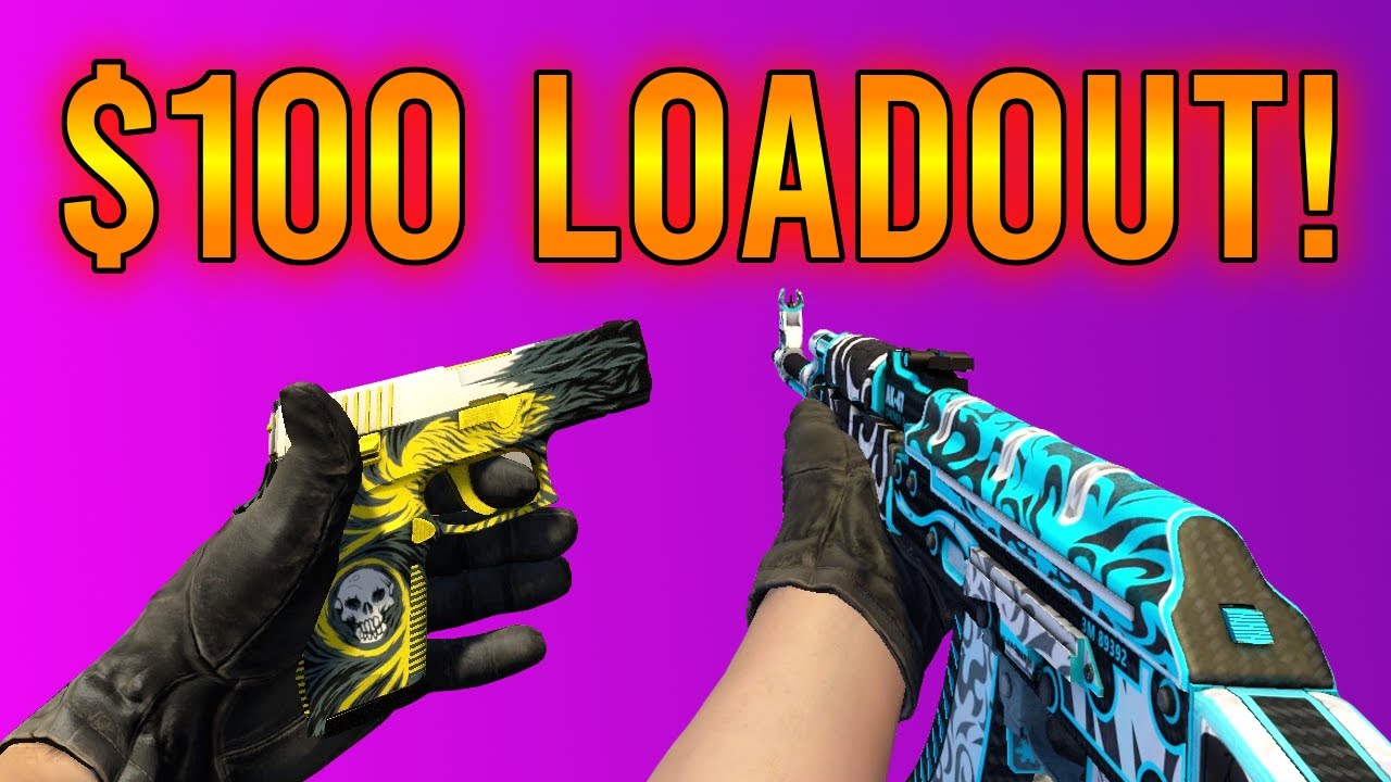 CS:GO - The $100 Loadout! (KNIFE INCLUDED)