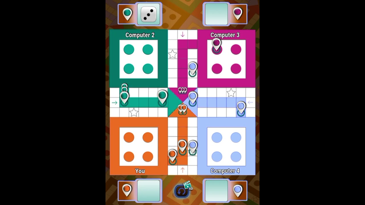 How to win Ludo king video || trick and tips Ludo game play video || four players ludo king video 