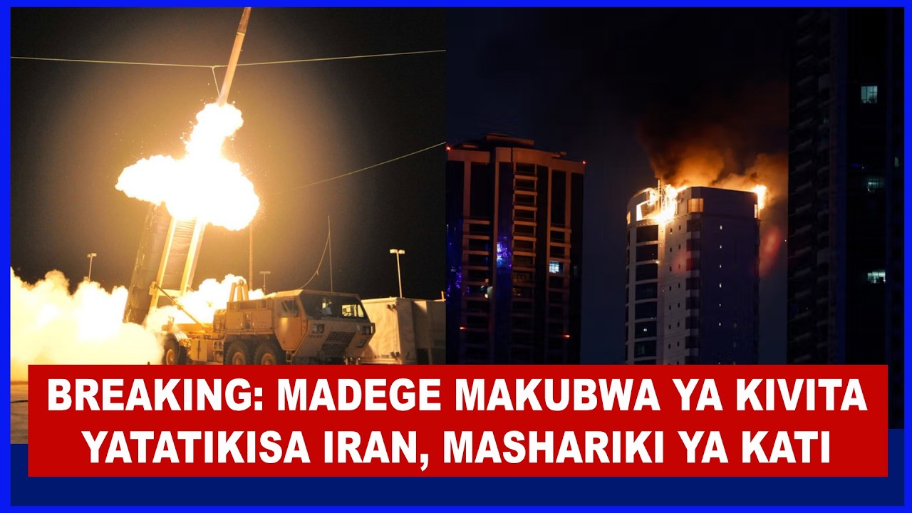 HALI NI YA HATARI,IRAN MAREKANI NA ISRAEL WAZIDI KUSHAMBULIA VIKALI KWA MAKOMBORA NA DRONI