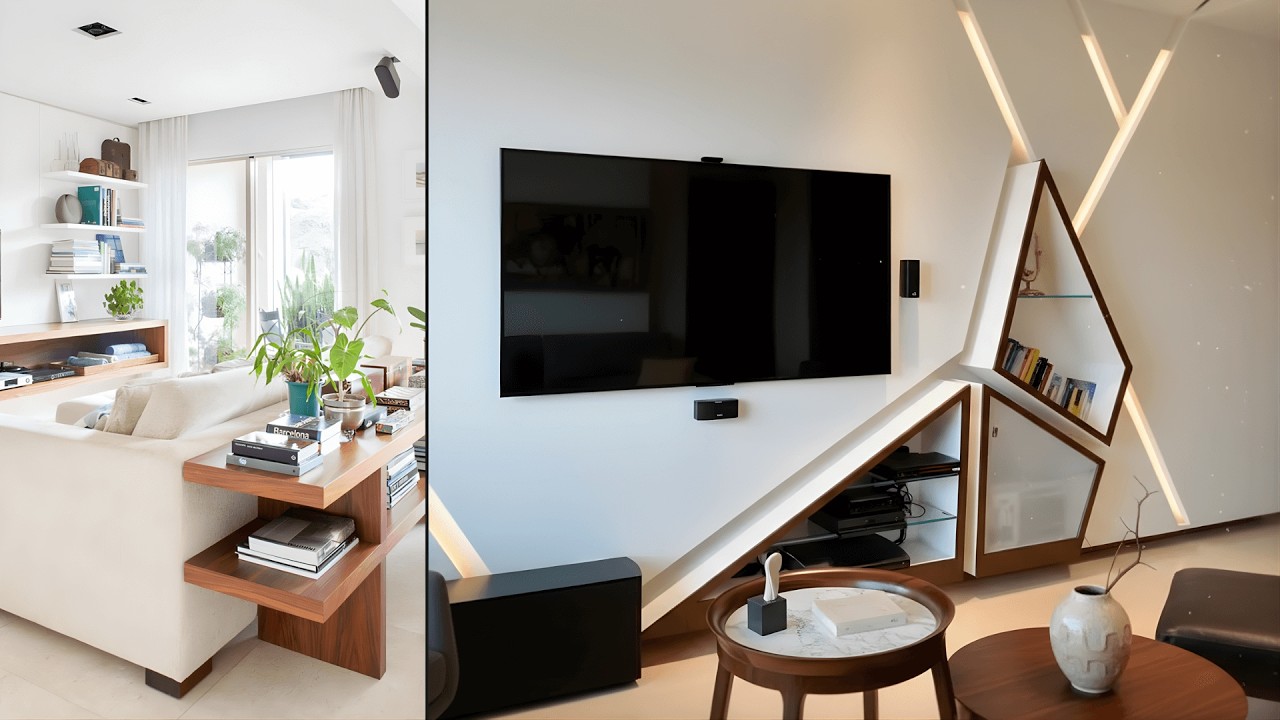 10 TV Cabinet Ideas and Mounting System Best for a Small Living Room