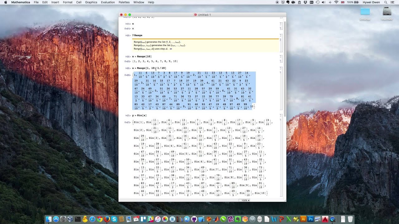 Computational Physics Video 15 - Notebooks and Expressions in Mathematica
