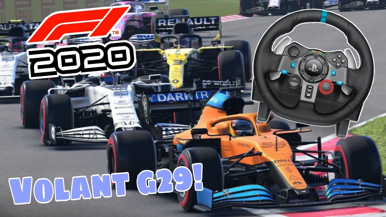 Je teste le volant G29 pour la première fois! - F1 2020