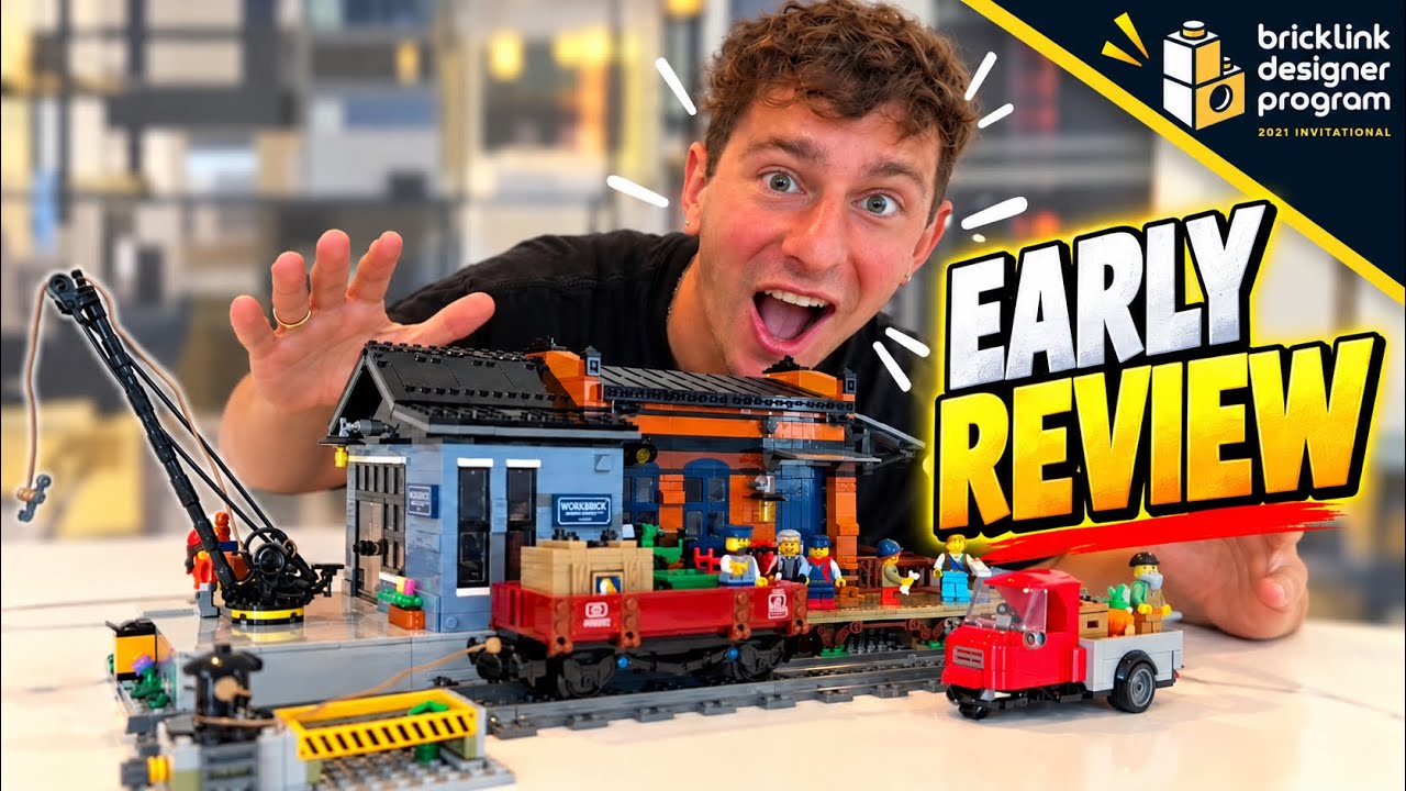 Обзор набора LEGO BrickLink Designer Program Series 9: Woodbrick Freight Depot