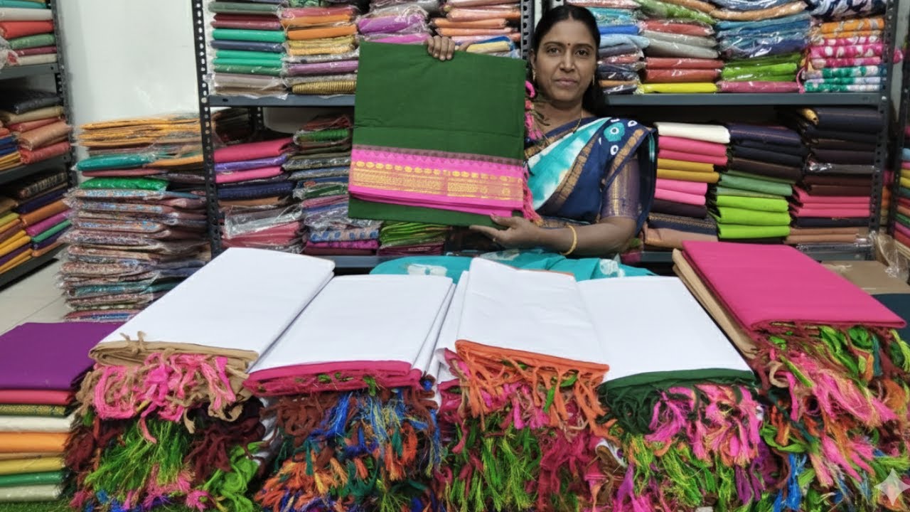 இந்த புடவை விலைய கேட்டா உடனே ஆர்டர் பண்ணுவீங்க ! Sarees in Tamil