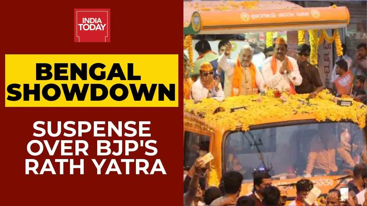 BJP Vs TMC Face Off Ahead Of Bengal Polls: Suspense Of BJP's Rath Yatra Continues | India Today