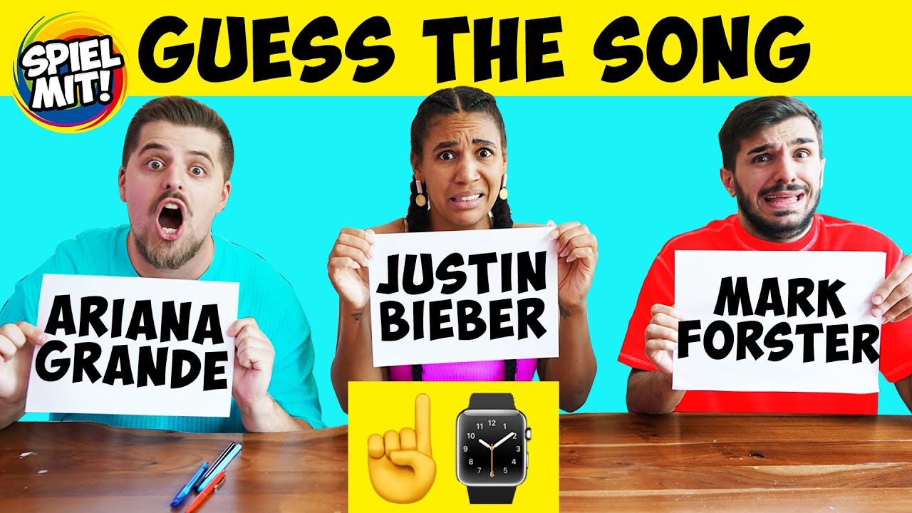 GUESS THE SONG BY EMOJI CHALLENGE! Wir blamieren uns richtig! Song Emoji Challenge