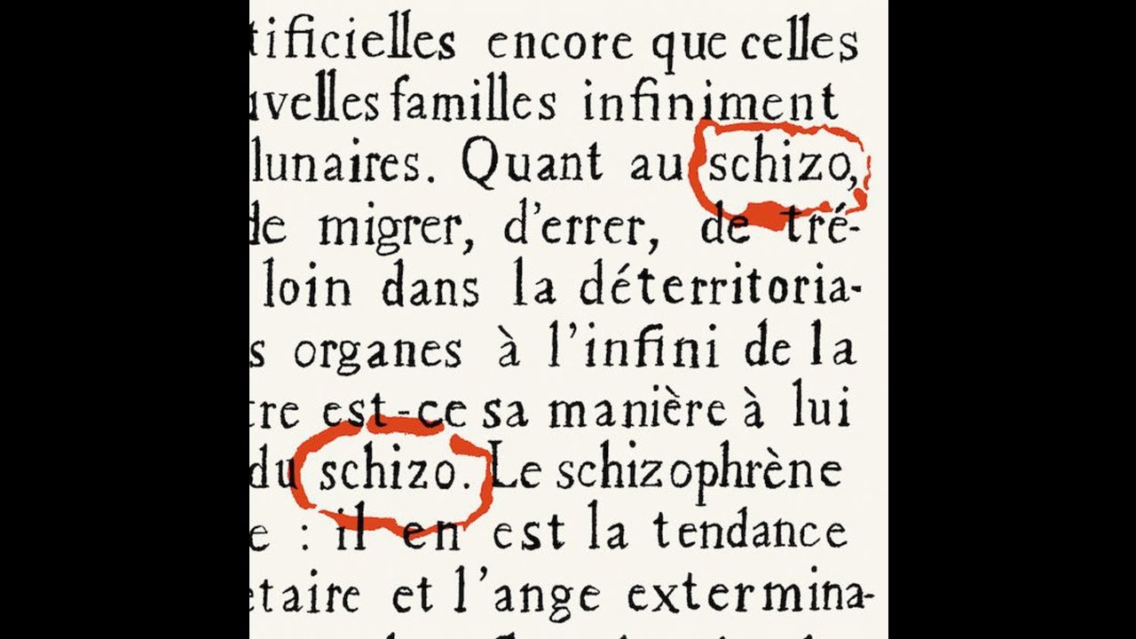 Schizo &ndash; Le Voyageur (feat. Gilles Deleuze) [SouffleContinu]
