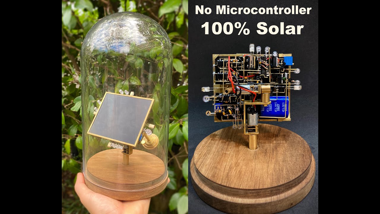 BEAM robot head in a jar: close look and circuit explanation