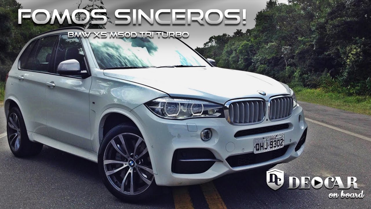 BMW X5 M50D TRI TURBO DIESEL - 2016/2017 - O SUV ESPORTIVO A DIESEL - DEOCAR A BORDO
