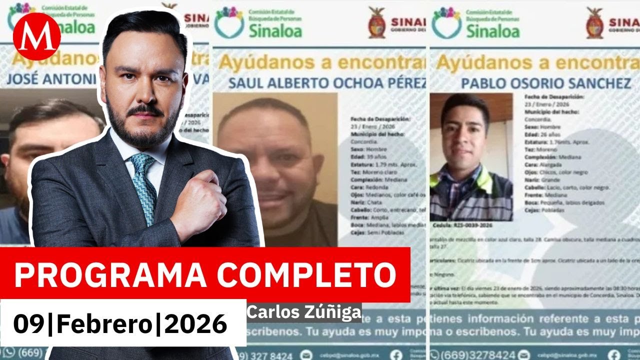 3 mineros identificados en una fosa clandestina | Carlos Zúñiga, 9 de febrero de 2026