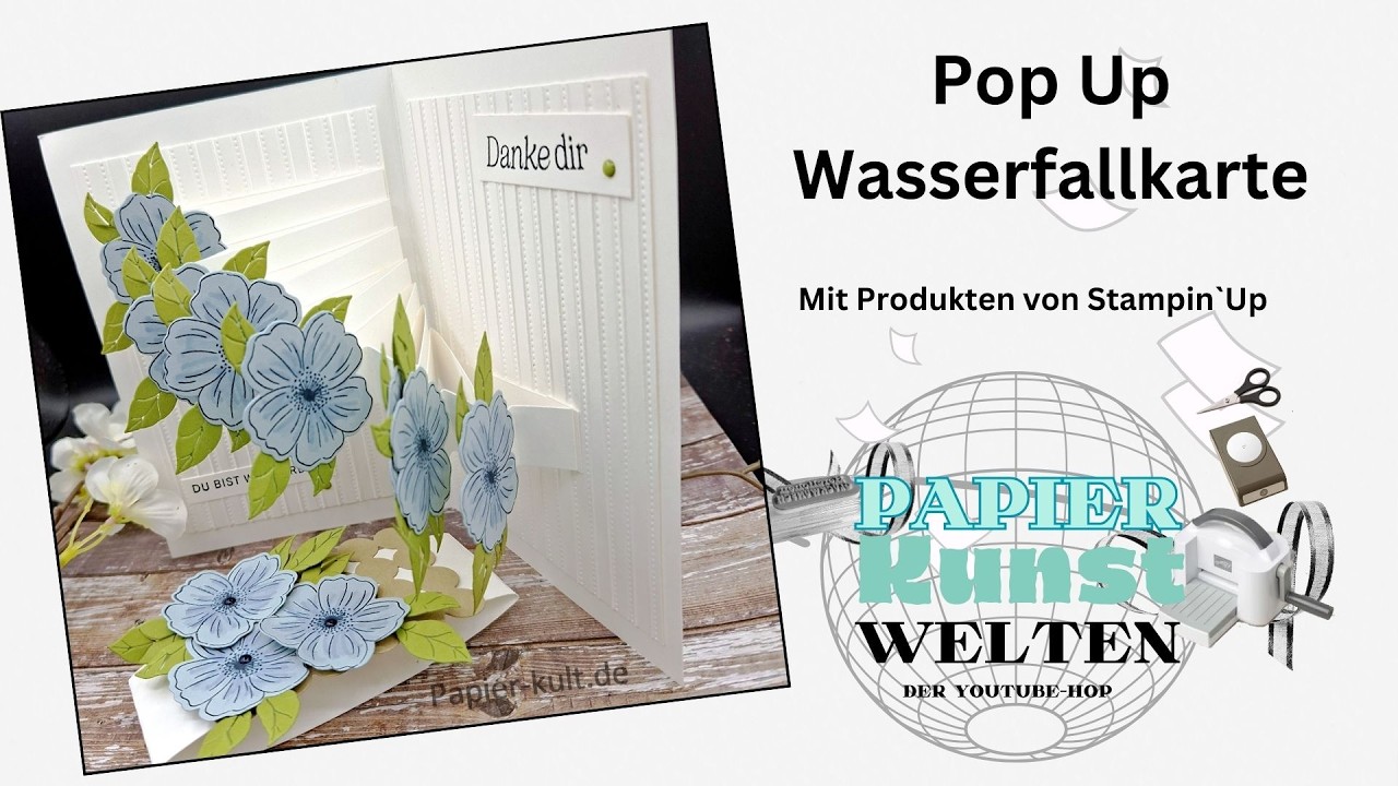 Pop Up Wasserfallkarte