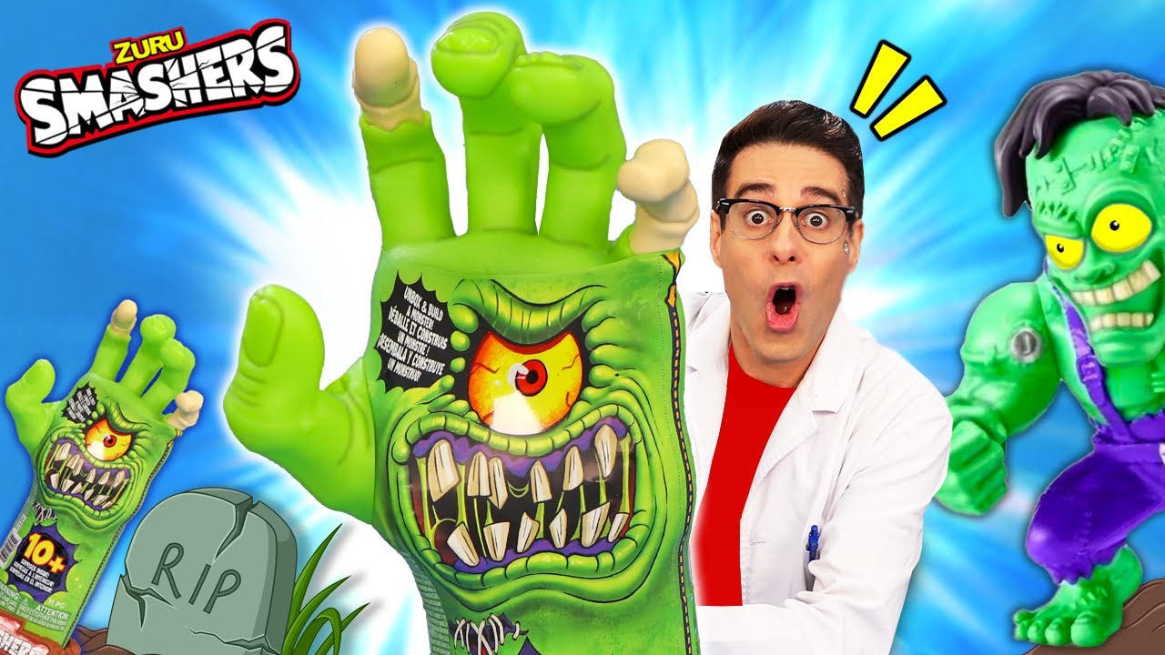 Abro MANO GIGANTE de ZOMBIE con SORPRESAS 🎁 Zuru Smashers Zombie Horror