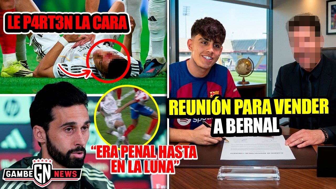 Le p4rt3n la cara a Mbapp&eacute;| Arbeloa:&ldquo;Era penal hasta en la luna&rdquo;| Reuni&oacute;n para vender a Marc Bernal