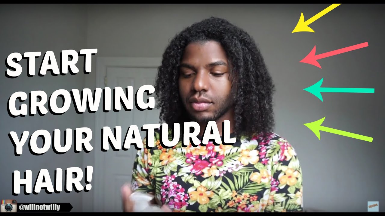 Advice on STARTING YOUR NATURAL HAIR JOURNEY | Men's Natural Hair Care