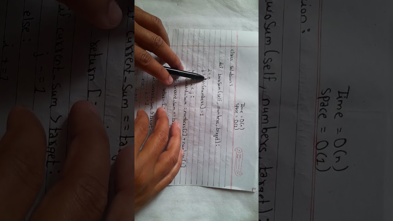 Leetcode 167 Q. Two Sum II - Input Array is Sorted in Nepali