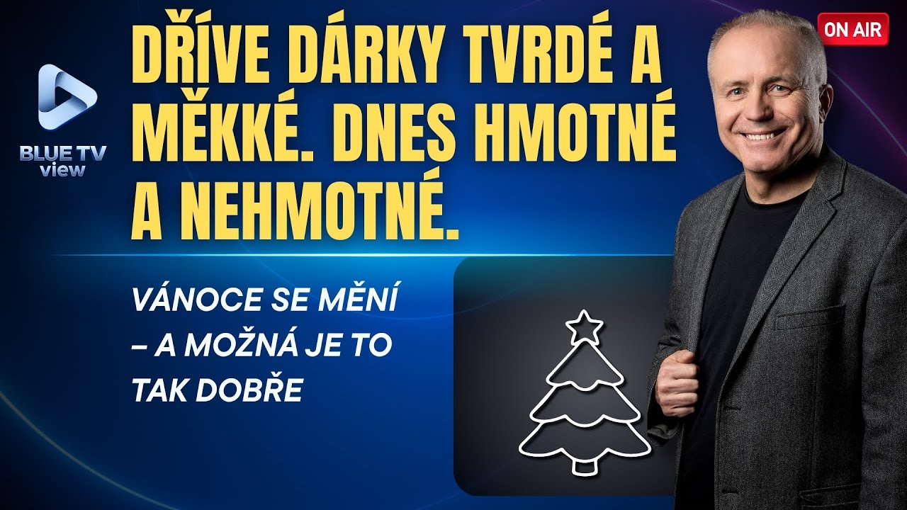 🎄 Dříve dárky tvrdé a měkké. Dnes hmotné a nehmotné - Interview Pavel Sehnal