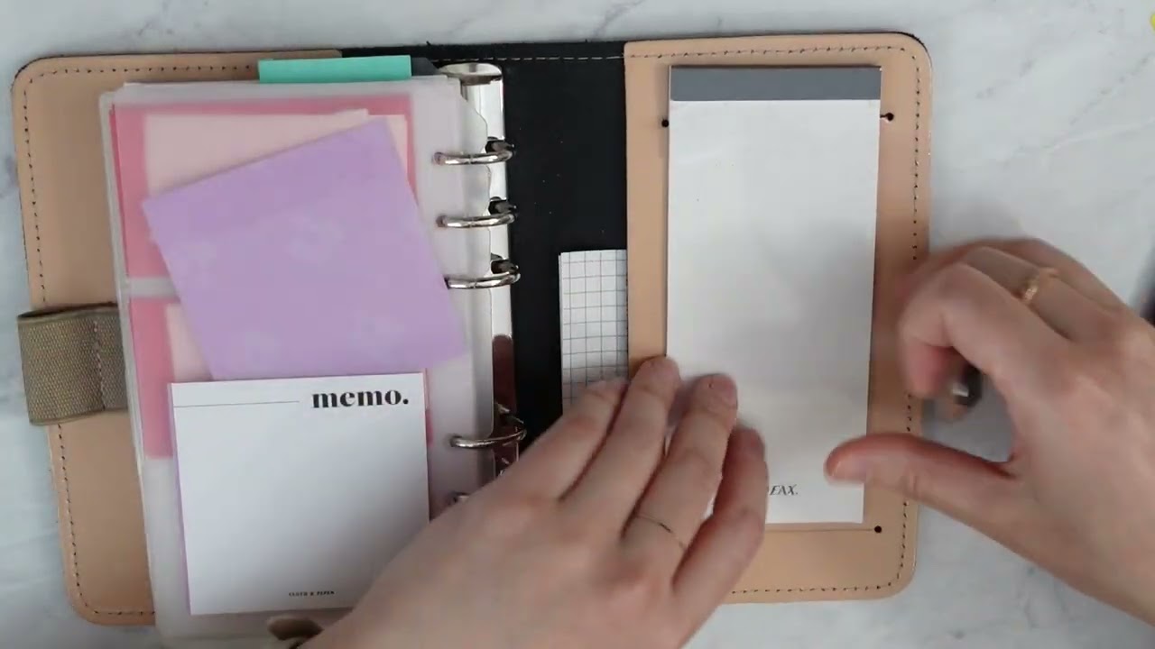 my new work planner - filofax personal patent nude to the large daily moleskine