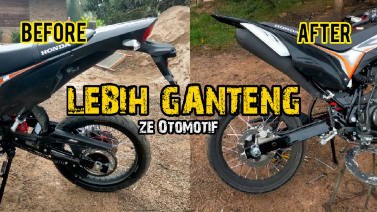 INCARAN SI CABE‼️BONGKAR PASANG SLEBOR BELAKANG CRF 150 L