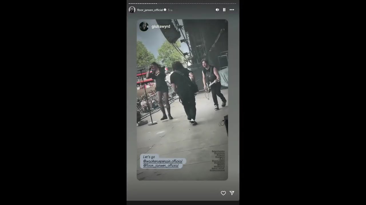 2025 08 02   Floor Jansen   Wacken Open Air Instagram