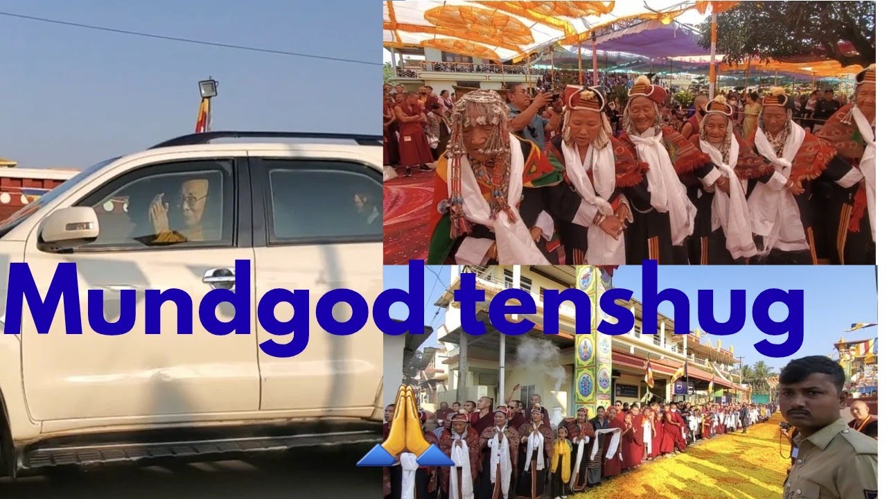 Devotees are offering long life prayers to His holiness 🙏#minivlog #tibetanvlogger #india 