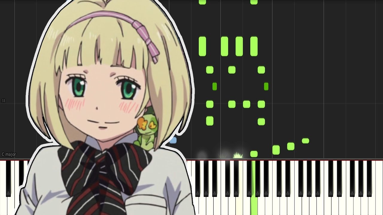 Ao No Exorcist : Kyoto Saga OP - Itteki no Eikyou ( Piano Tutorial )