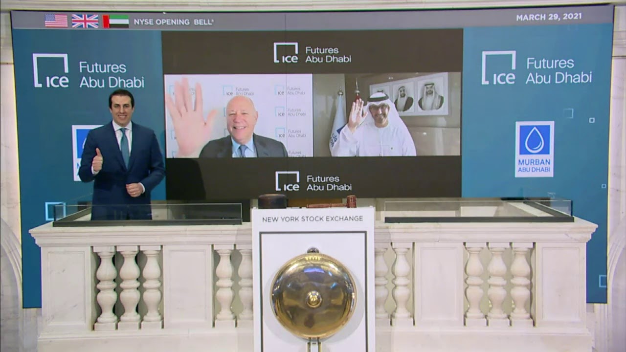 The New York Stock Exchange celebrates the launch of ICE Futures Abu Dhabi