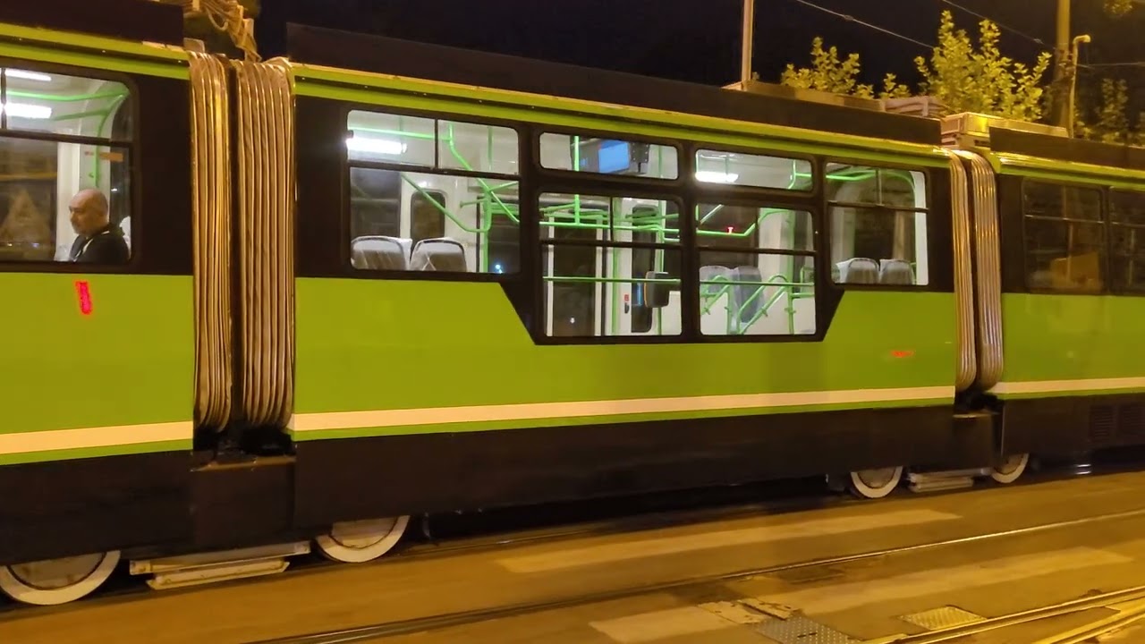 Tramvaiul V3A-93-CH-PPC #224 în Probe