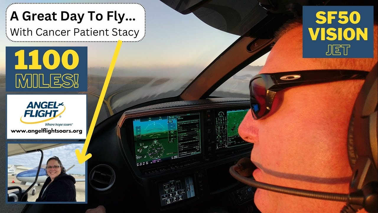 Busy Day of Flying for a Vision Jet Angel Flight Pilot