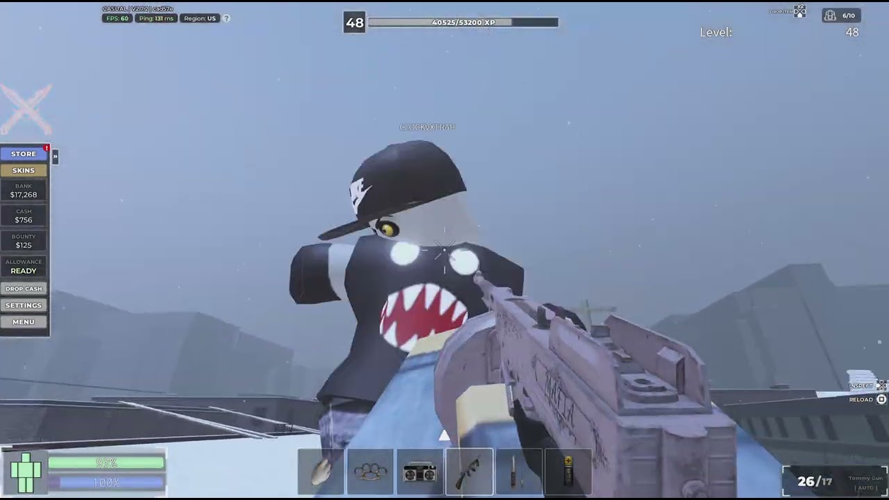 Shooting random for sure |criminality Roblox