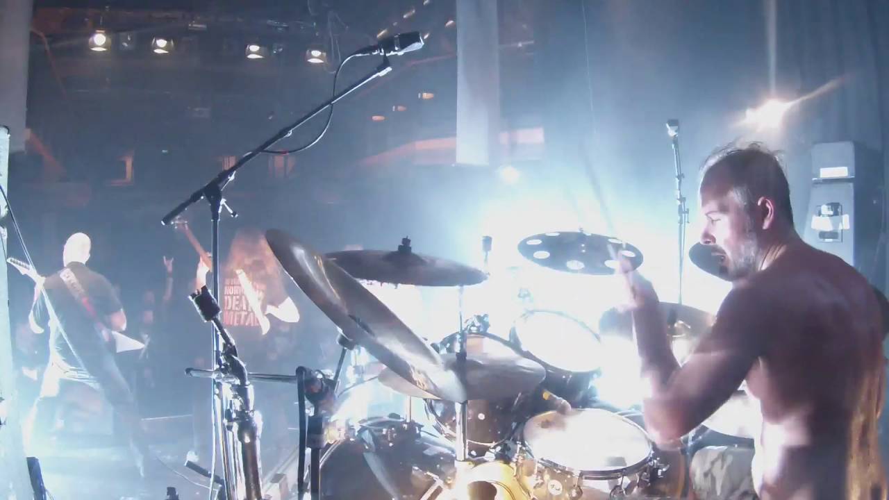 BLOOD RED THRONE - Homicidal Ecstasy - 1st time live - drum cam view