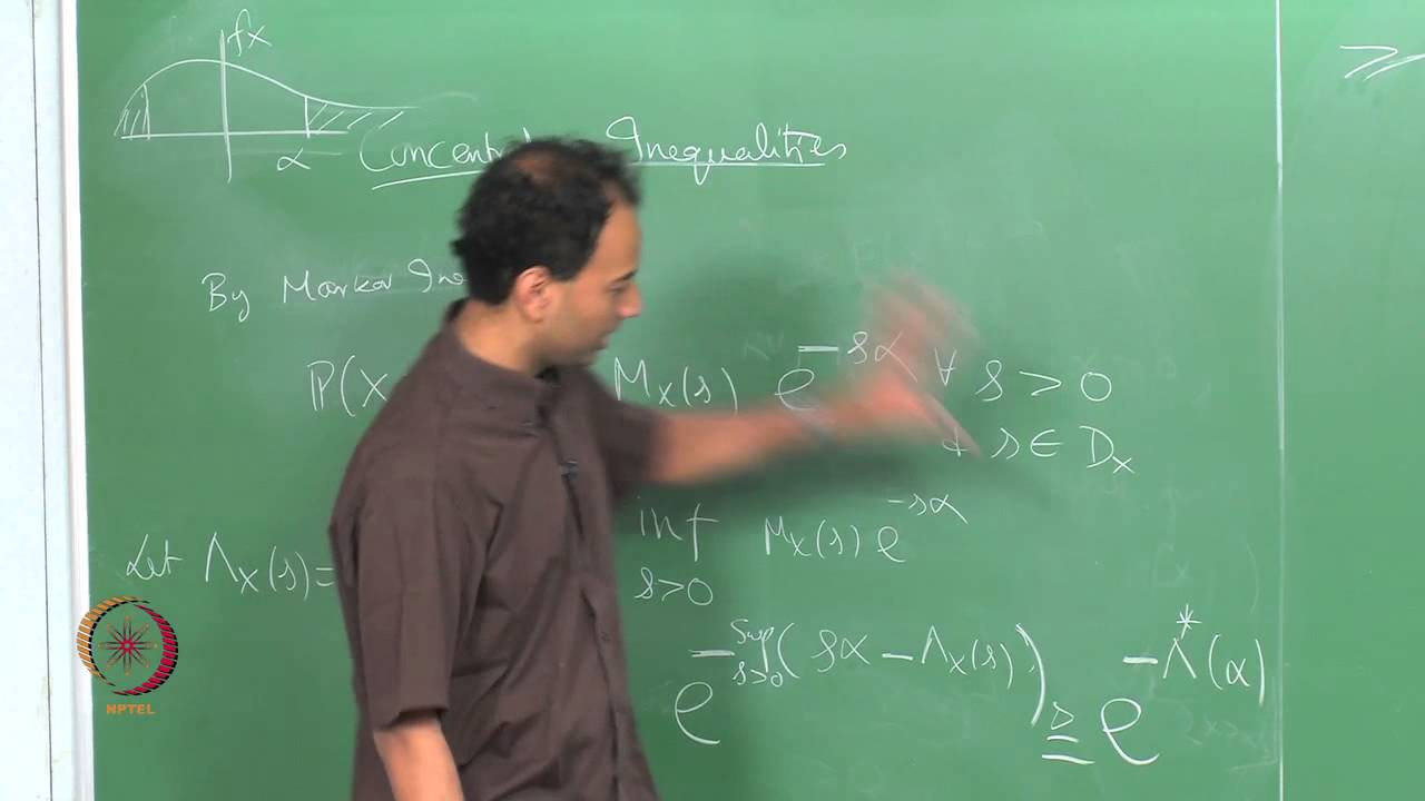 Mod-01 Lec-42 CONCENTRATION INEQUALITIES