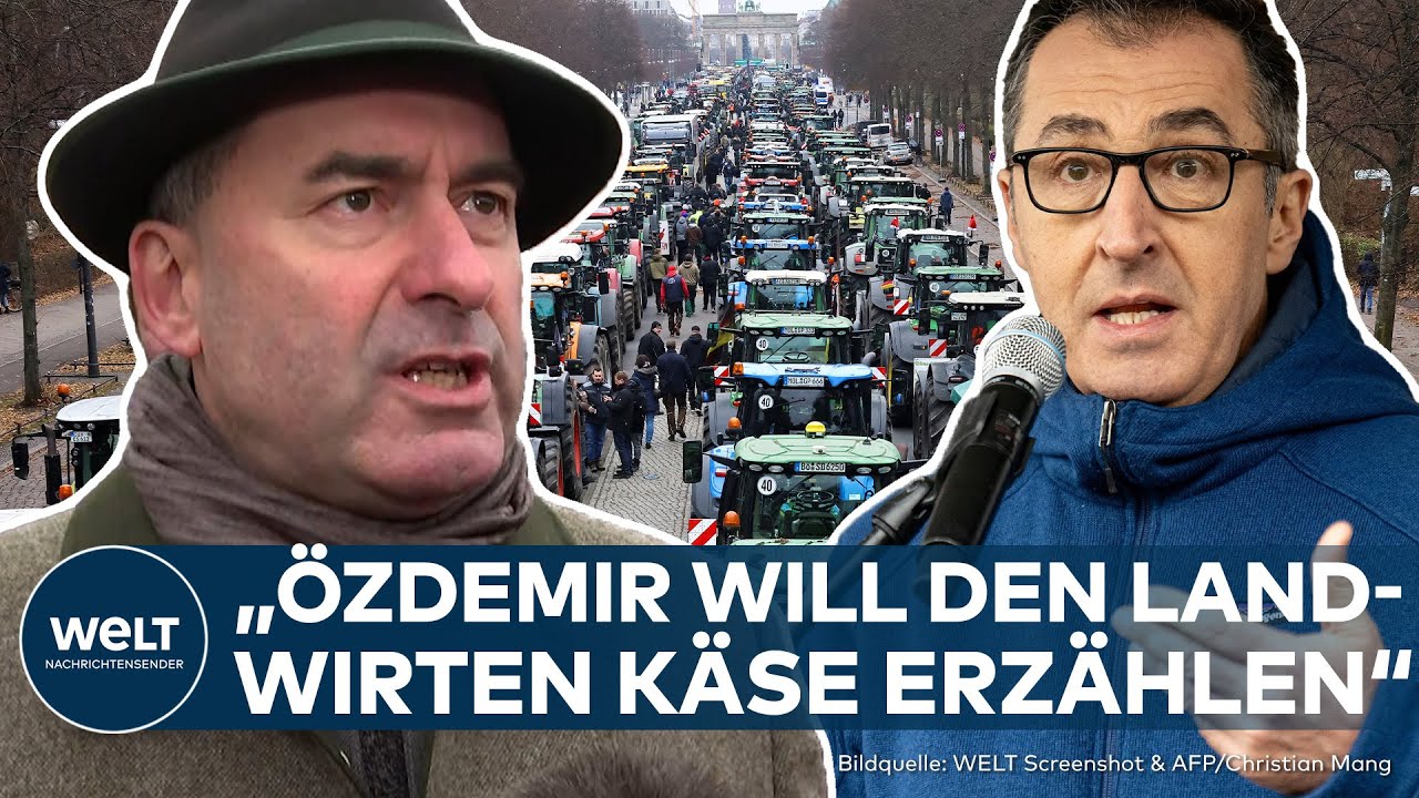 BAUERN-PROTEST IN BERLIN: 