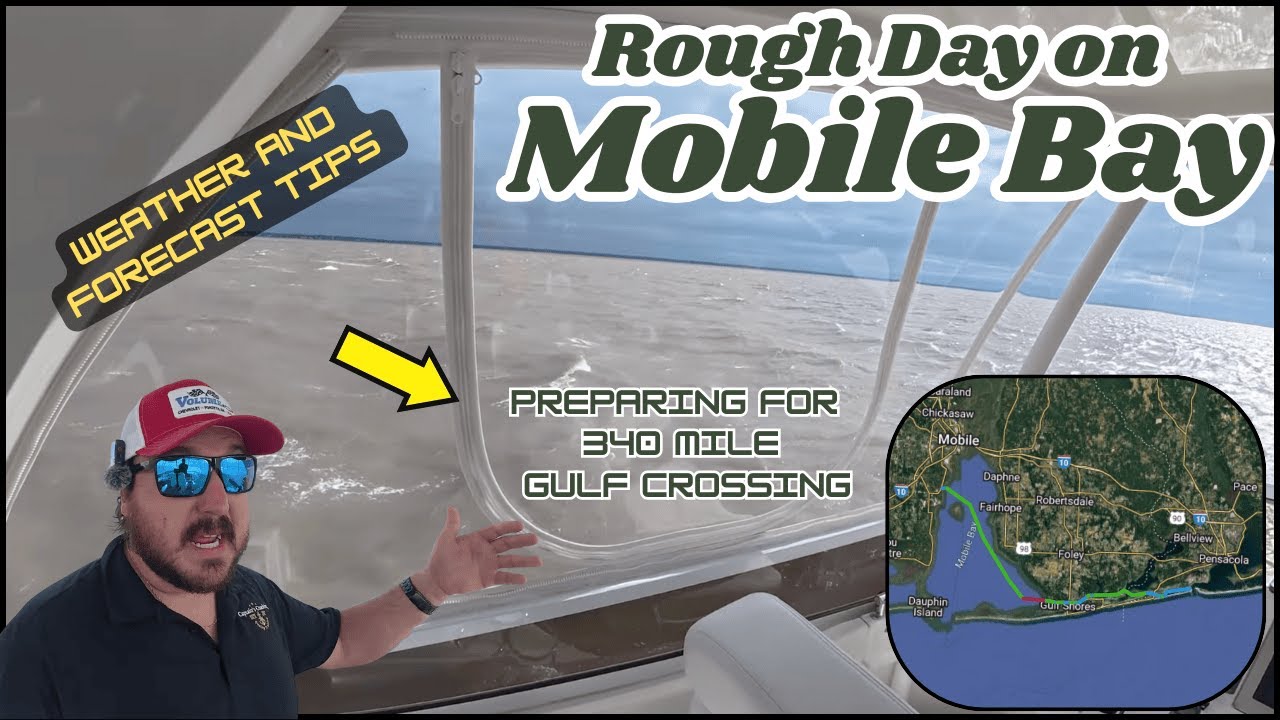 Crossing Snotty Mobile Bay | Stopping By Lulus | Dropping Anchor in a Beautiful Cove