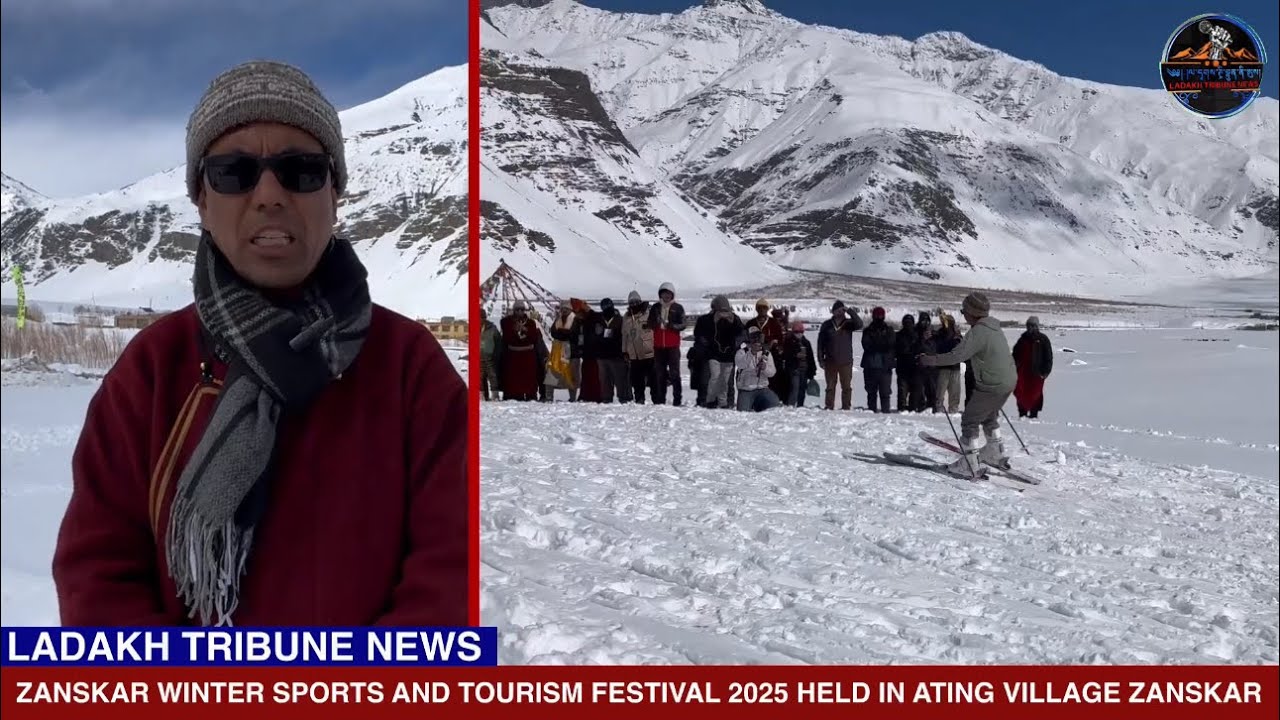 The Zanskar Winter Sports and Tourism Festival 2025 was held in Ating village, Zanskar.