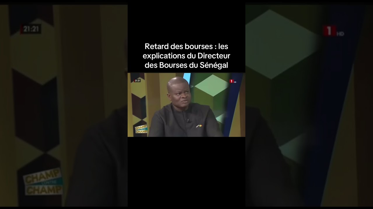Scholarship delays: explanations from the Director of Scholarships in Senegal #viralvideos