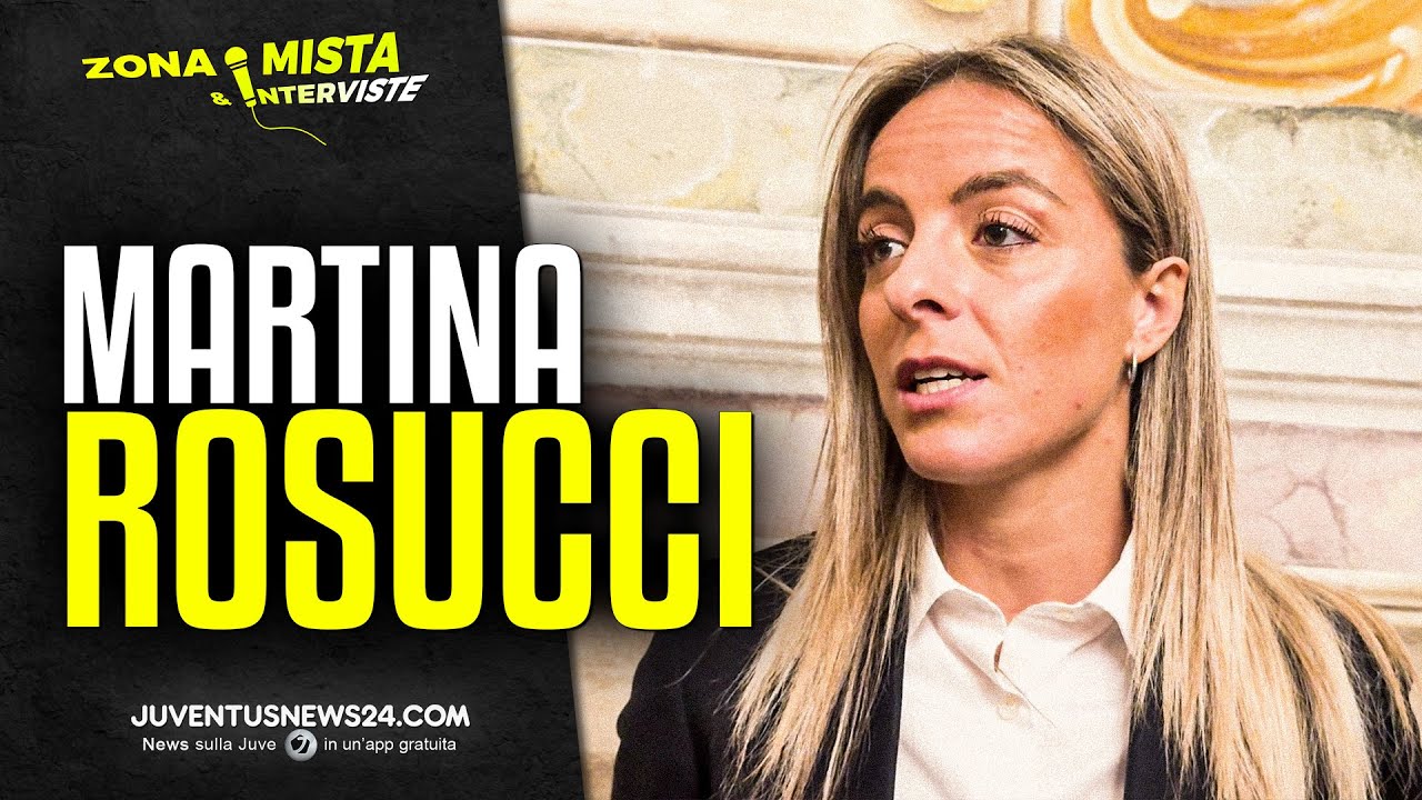 ROSUCCI: &ldquo;Fascia da CAPITANO? Sono la Martina di sempre, i valori della Juve me li porto addosso&rdquo;