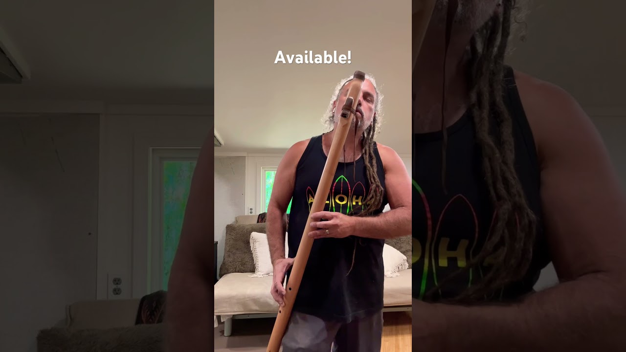 Contrabass Spanish Cedar and Walnut Flute