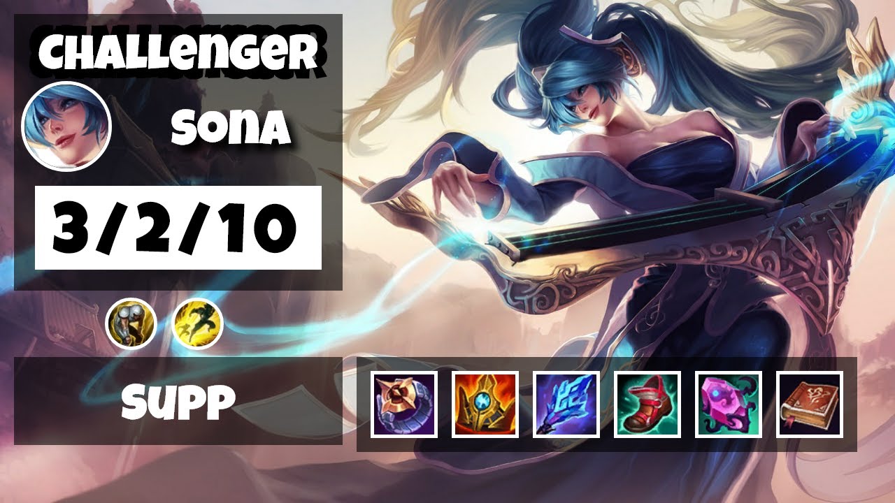 Sona Challenger Gameplay S11 Replay 11.10 Support (3/2/10) - EU